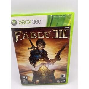 Fable 3 III (Microsoft Xbox 360, 2010) CIB Complete w/Manual - TESTED